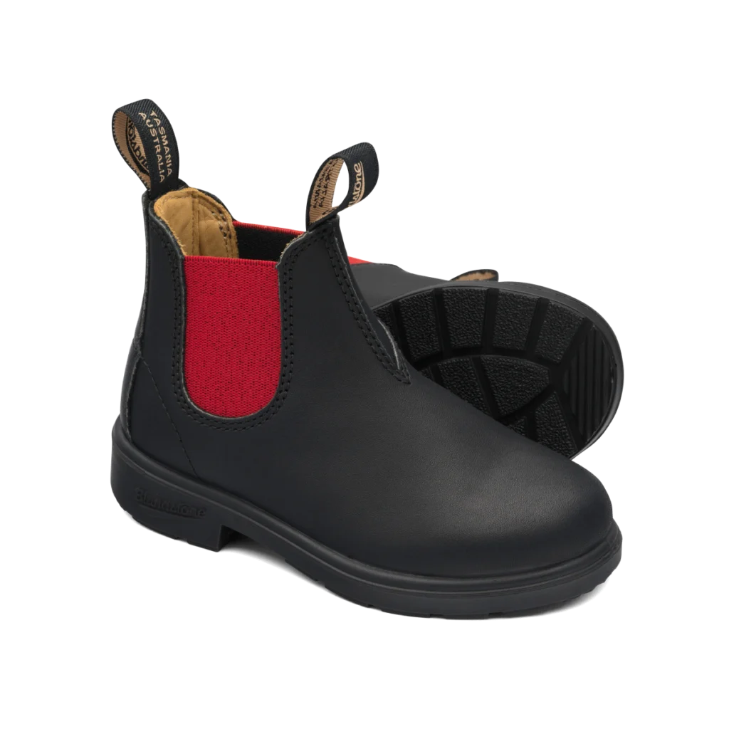 Blundstone KIDS CHELSEA BOOTS Black Red