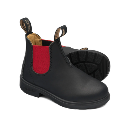 Blundstone KIDS CHELSEA BOOTS Black Red