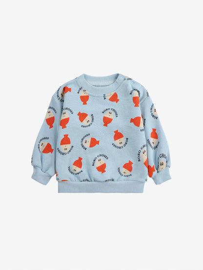 Sweat-shirt Bébé Morning egg BOBO CHOSES